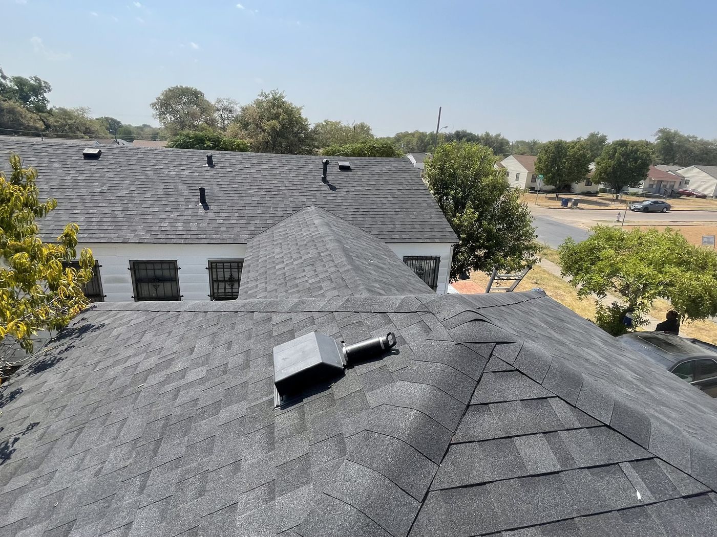Roof replacement in Dallas: after