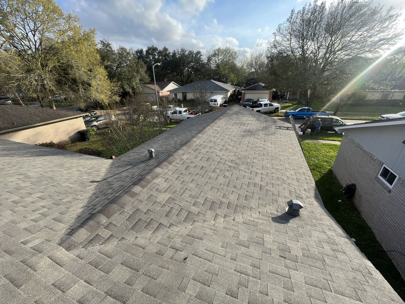 Roof replacement in Missouri City: after