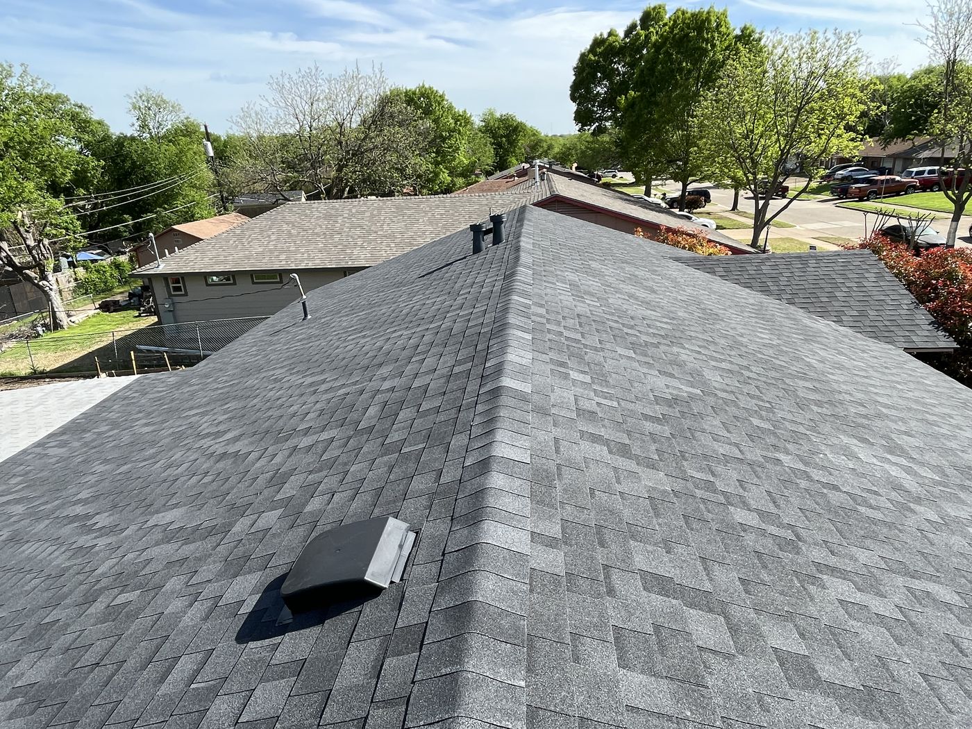 Roof replacement in Dallas: after