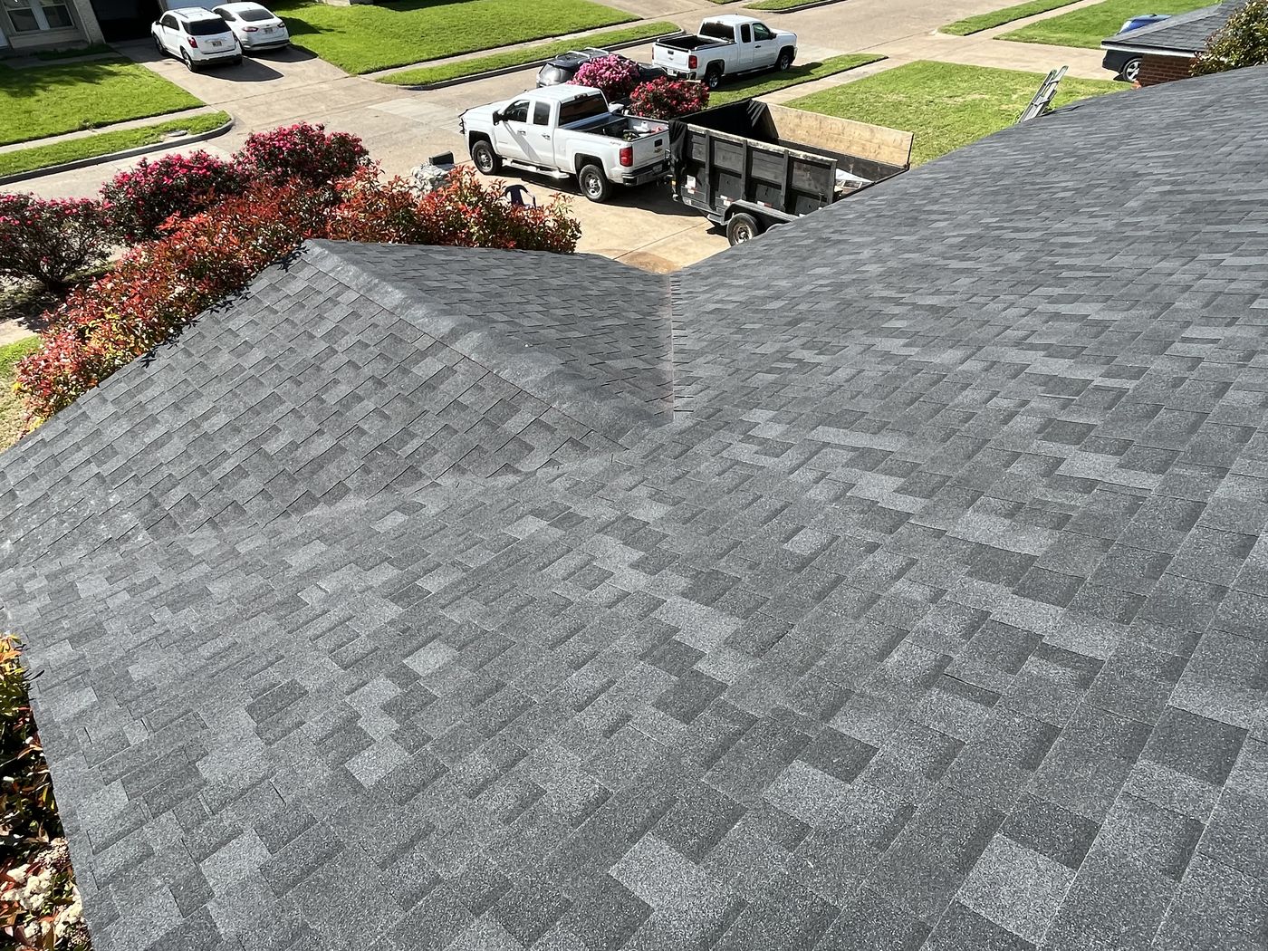 Roof replacement in Dallas: after