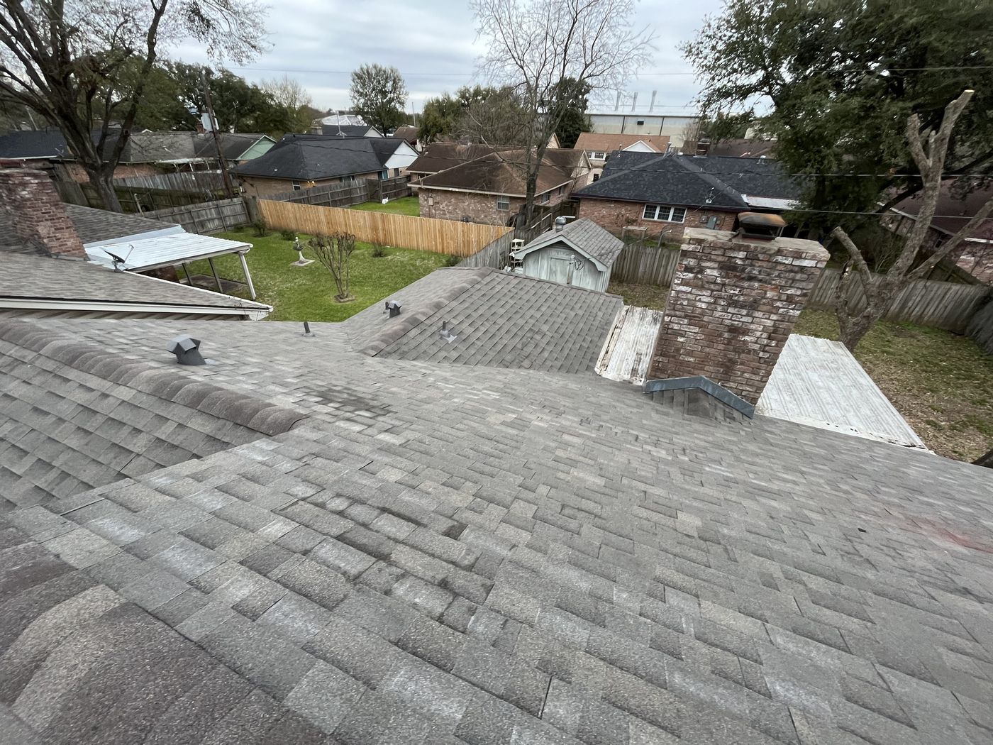 Roof replacement in Houston: after