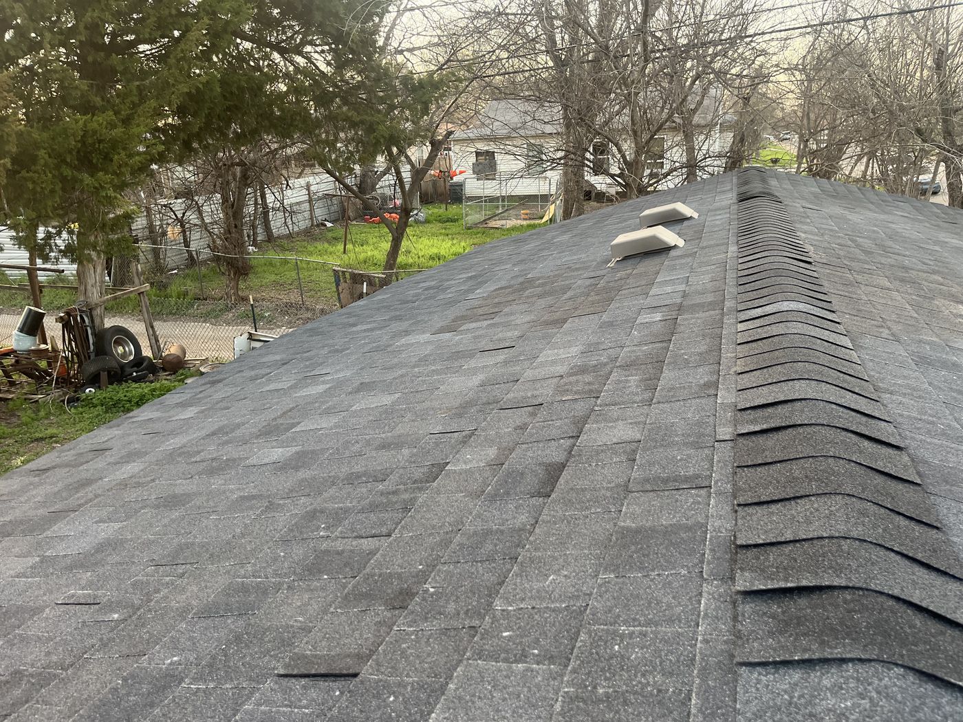 Roof replacement in Dallas: after